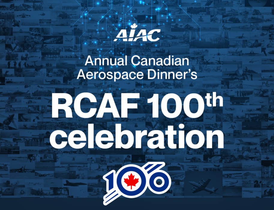 Rcaf Intercommunications AIAC Salutes the RCAF's 100th Anniversary at Annual Industry Dinner - AIAC