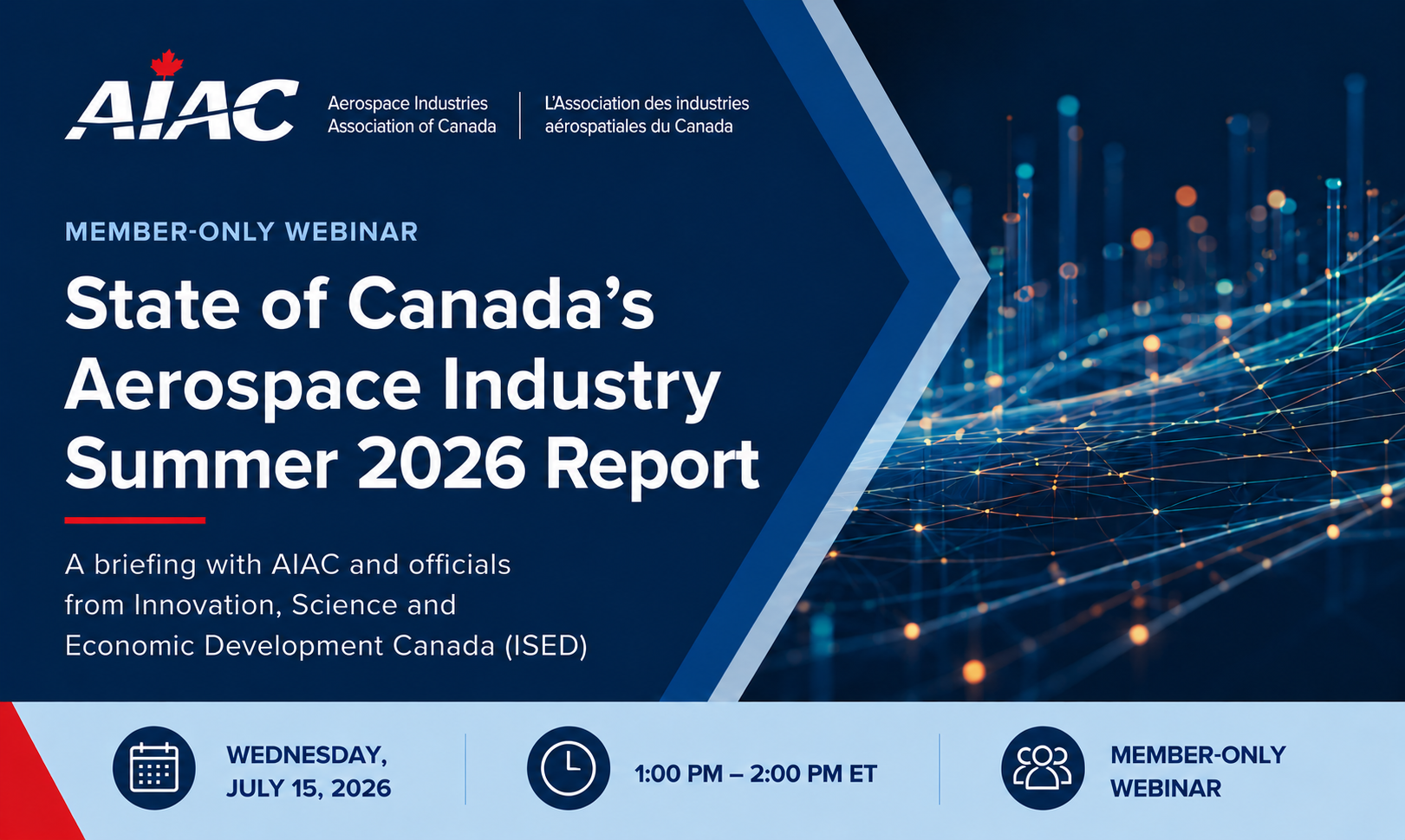 AIAC Member-Only Webinar: State of Canada's Aerospace Industry — Summer 2026 Report - AIAC